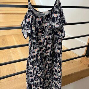 JCrew "Crew Cuts" Girl's Zebra sundress, size 14